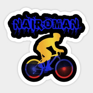 NAIROMAN in France Colombian cycling Sticker